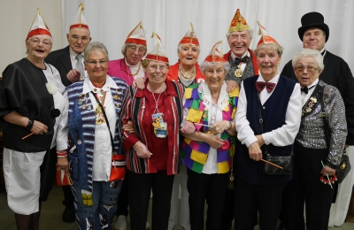 SBK-Sitzung 2014: Der SBK-Elferrat mit Präsident Ludwig Sebus (4 v. r.)